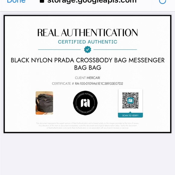 Authentic Black  Nylon  PRADA   Crossbody Bag Messenger bag Bag - Picture 9 of 10